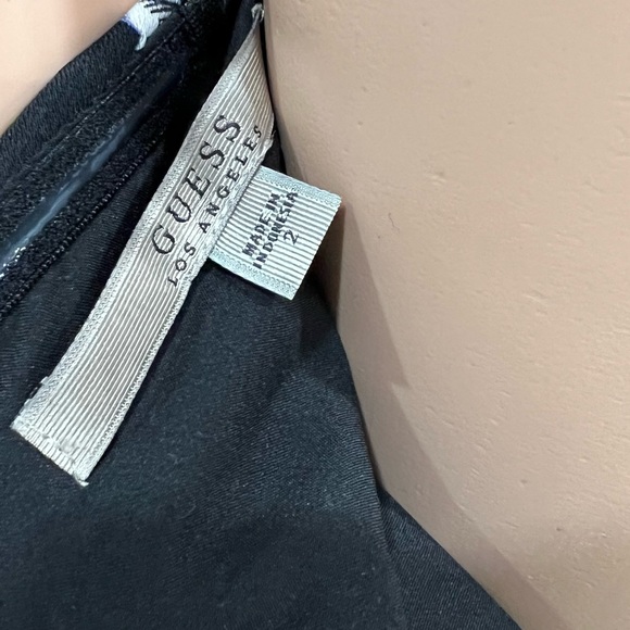 Guess Floral Sleeveless Romper Black Size 2 - Picture 10 of 14